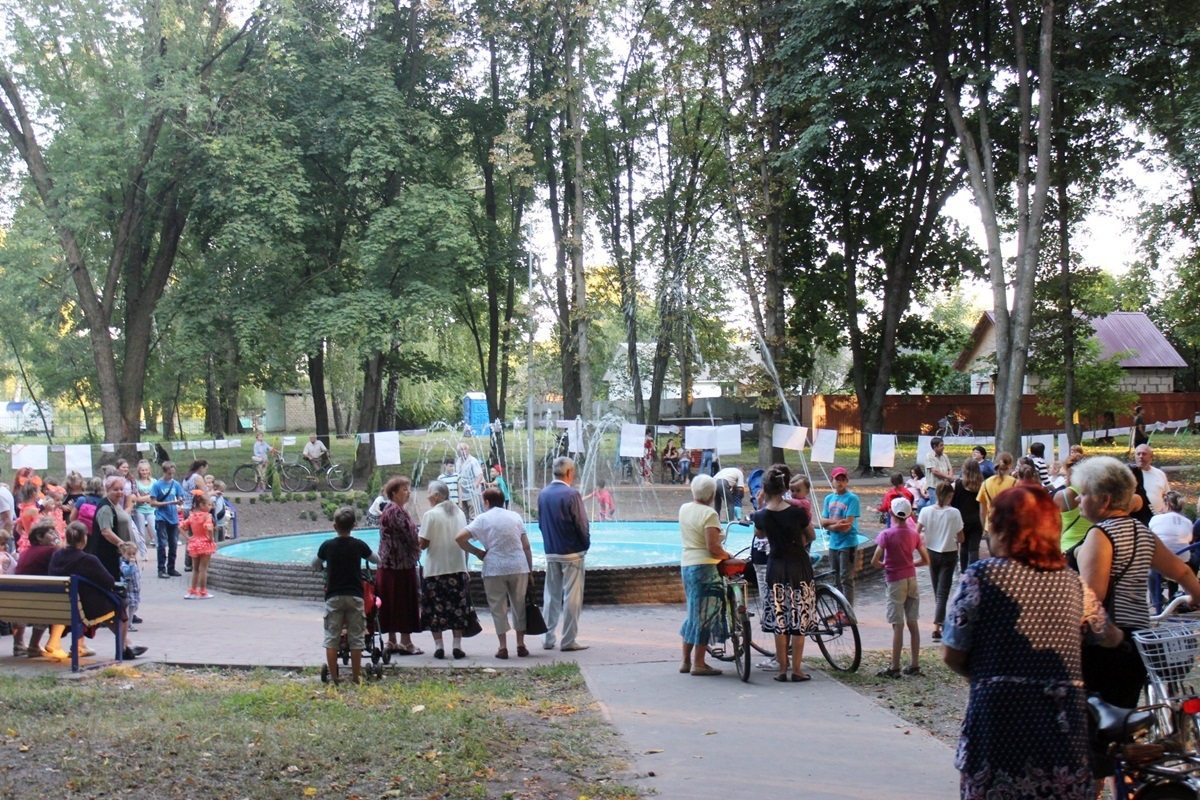 Офіційно фонтан відкрили на День незалежності