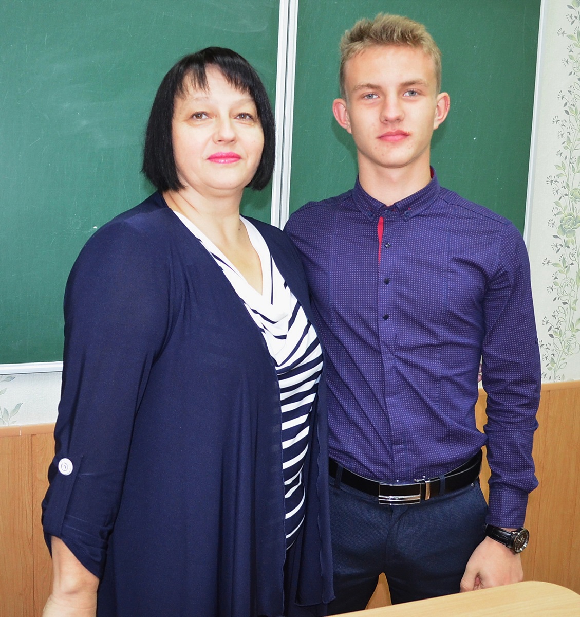 Лариса Миколаївна з сином