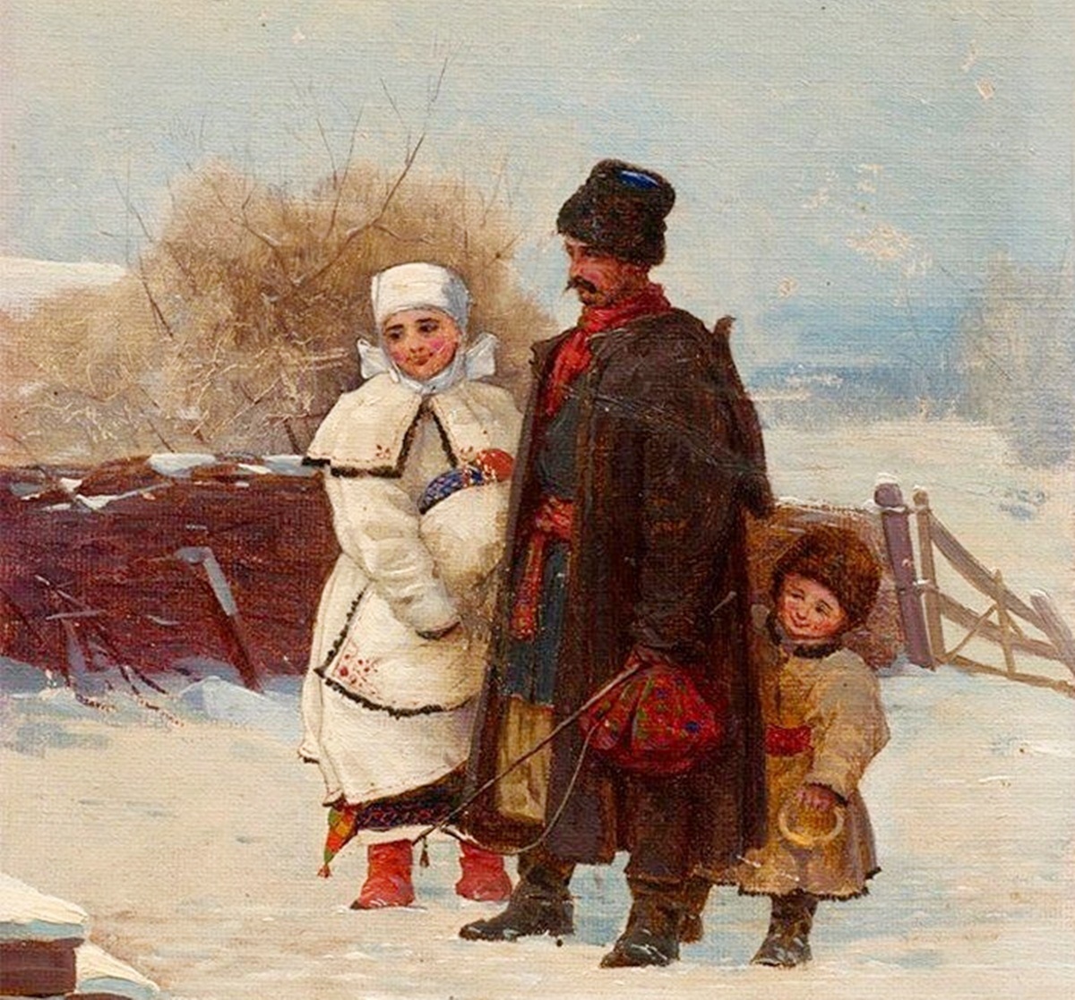 Опанас Сластіон. Гості. XIX століття