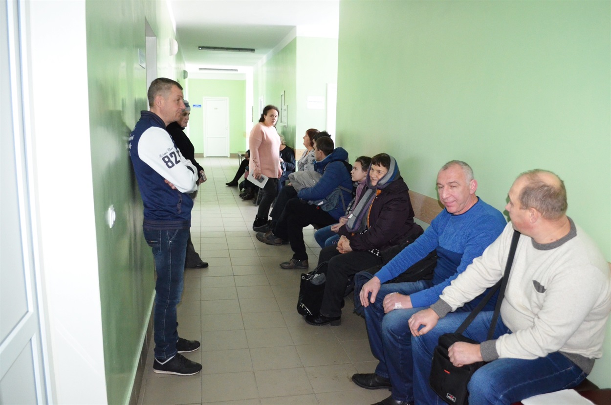 Під кабінетом лікаря-травматолога