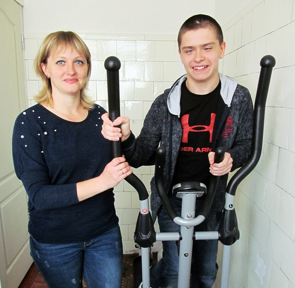 В інклюзивному класі гімназії встановлені тренажери