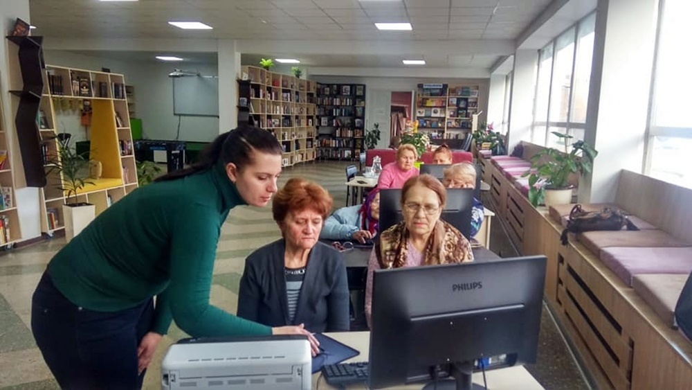 В публічній біліотеці