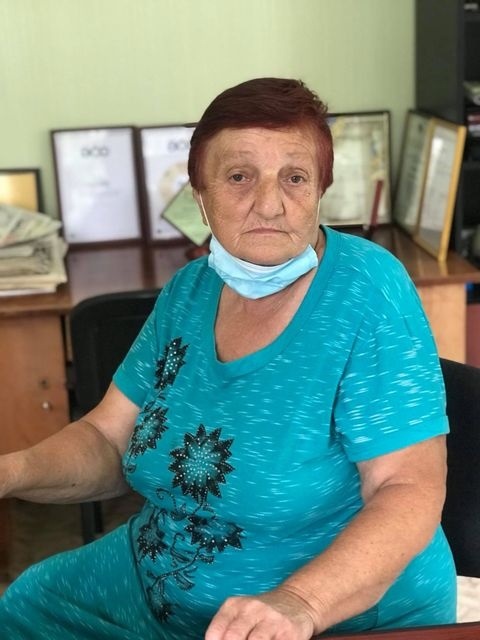 Валентина Давидова з трудом дійшла до редакції