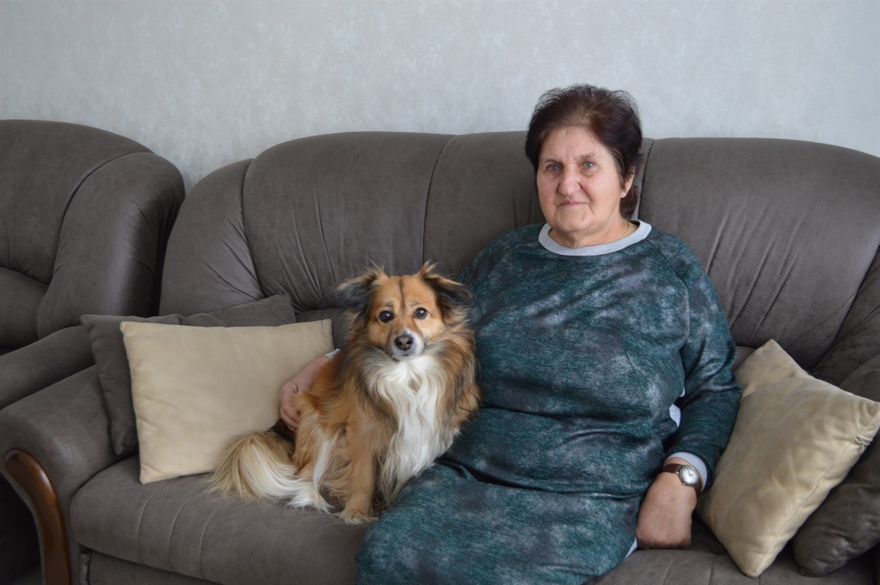 З домашнім улюбленцем Максимом