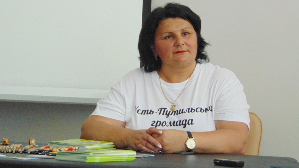Очільниця Усть-Путильської громади Марія Ілюк