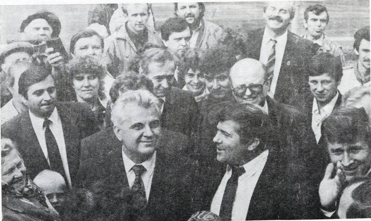 Леонід Кравчук на Менщині (1992 рік)