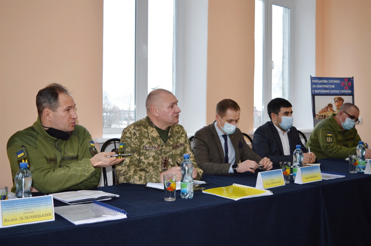 Під час зустрічі у Корюківського РТЦК та СП