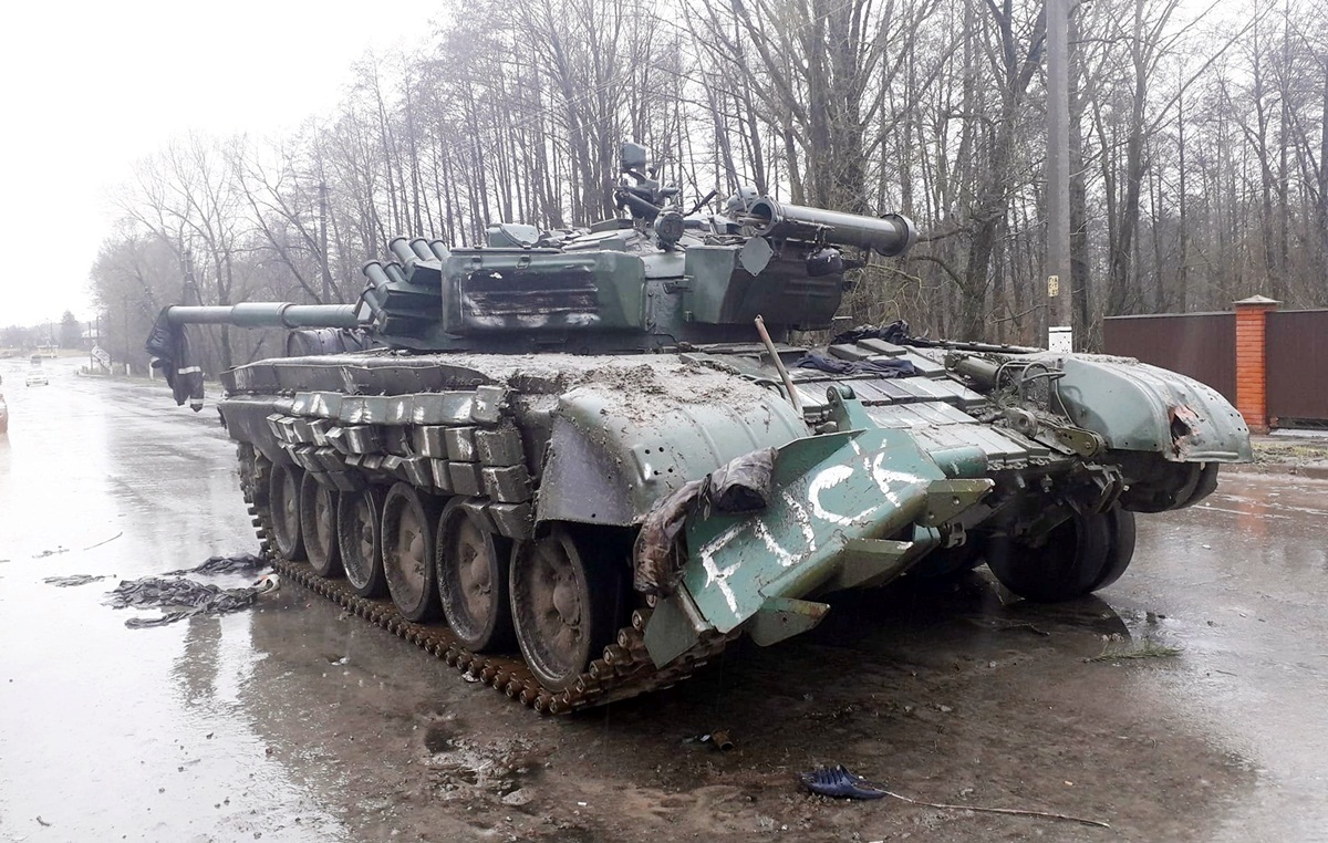 Городня під час втечі російських окупантів