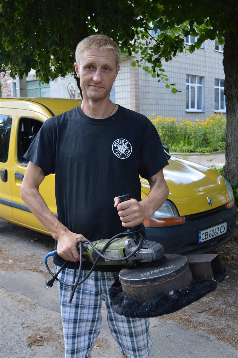 Сергій Соколовський з власним винаходом