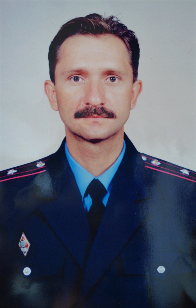 Петро Михайлович під час служби в міліції