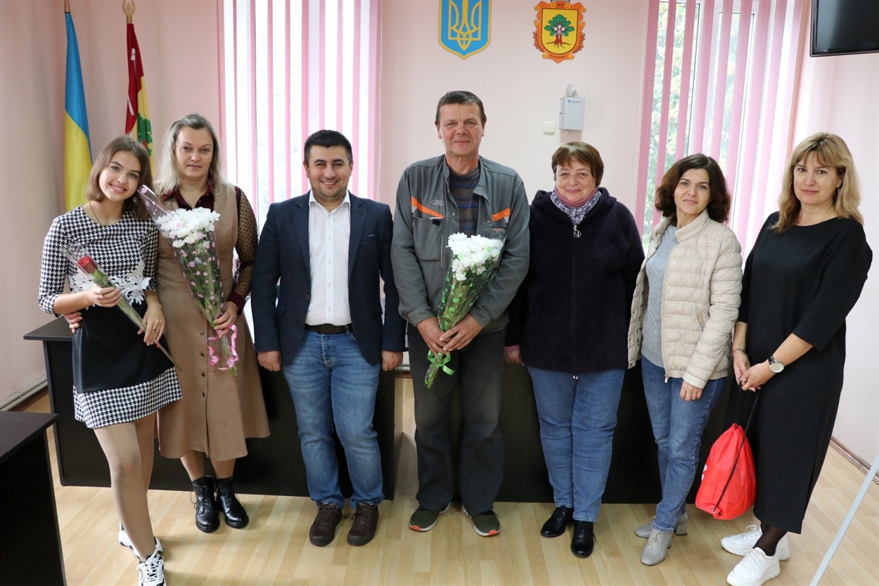 Урочистості в Корюківській міськраді