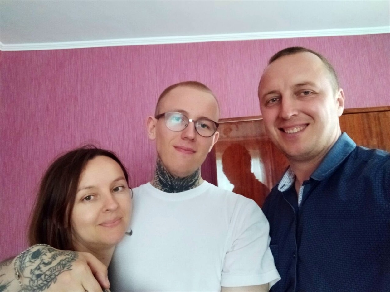 Родина Малашт. Наталія, Ілля, Руслан