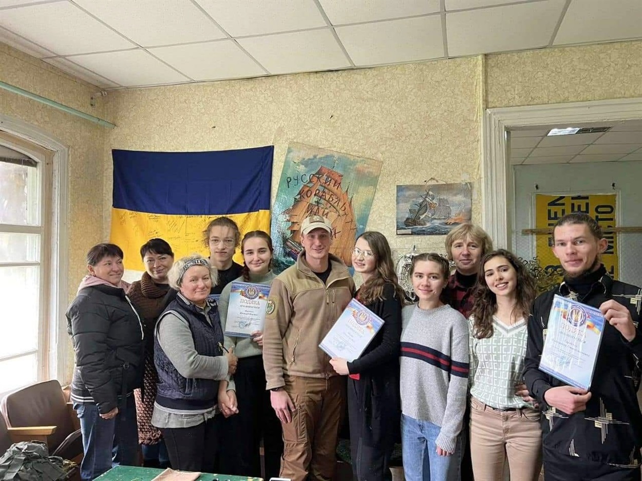 Разом з головою Корюківської РВА Іваном Ващенком