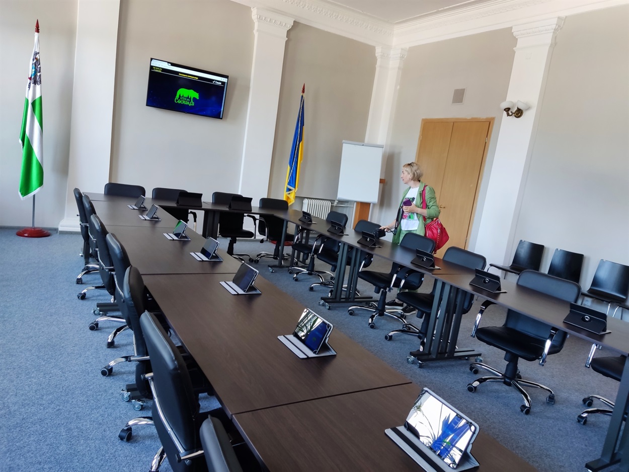 Зал засідань Сосницької селищної ради