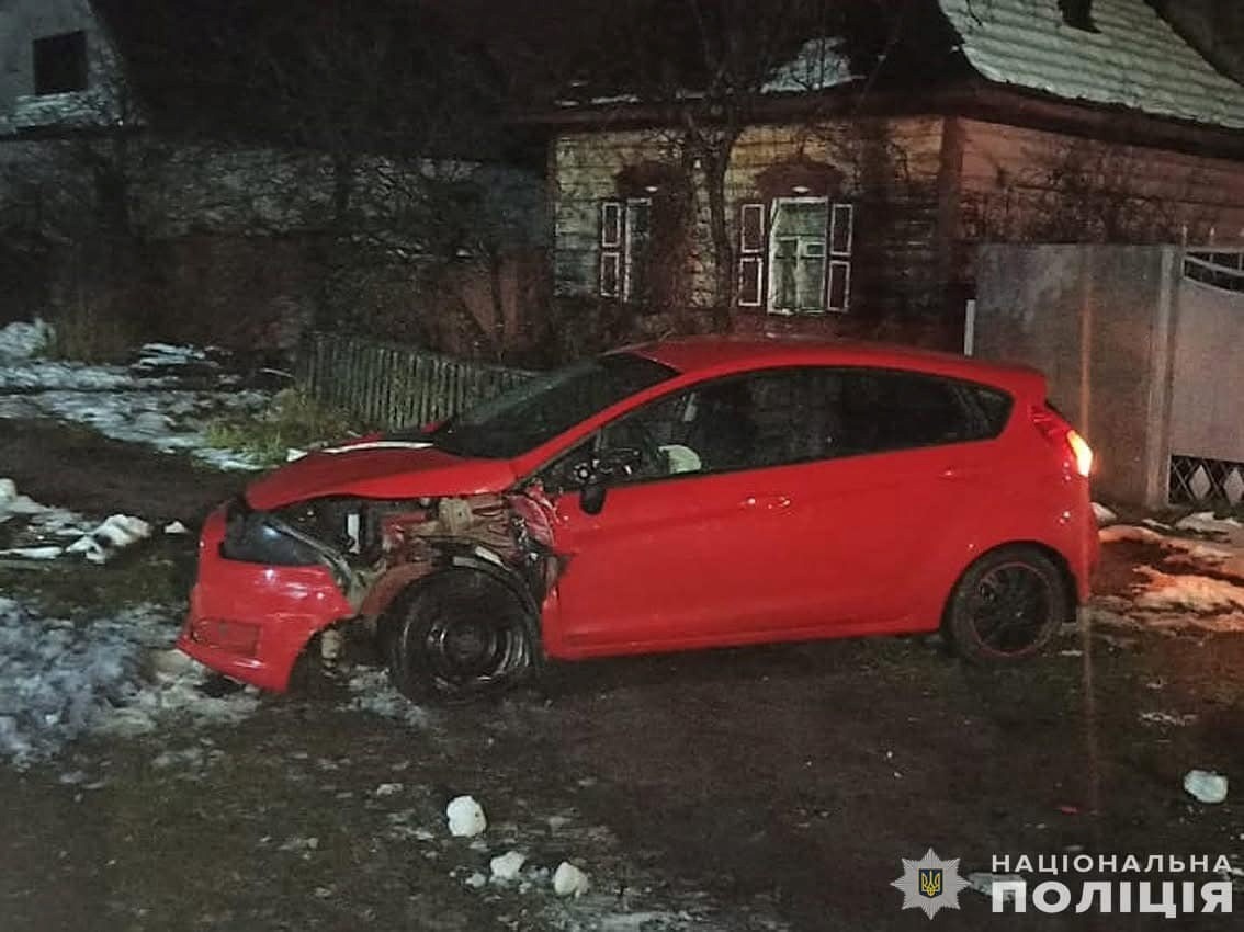 Дорожня пригода на вулиці Шевченка в Корюківці