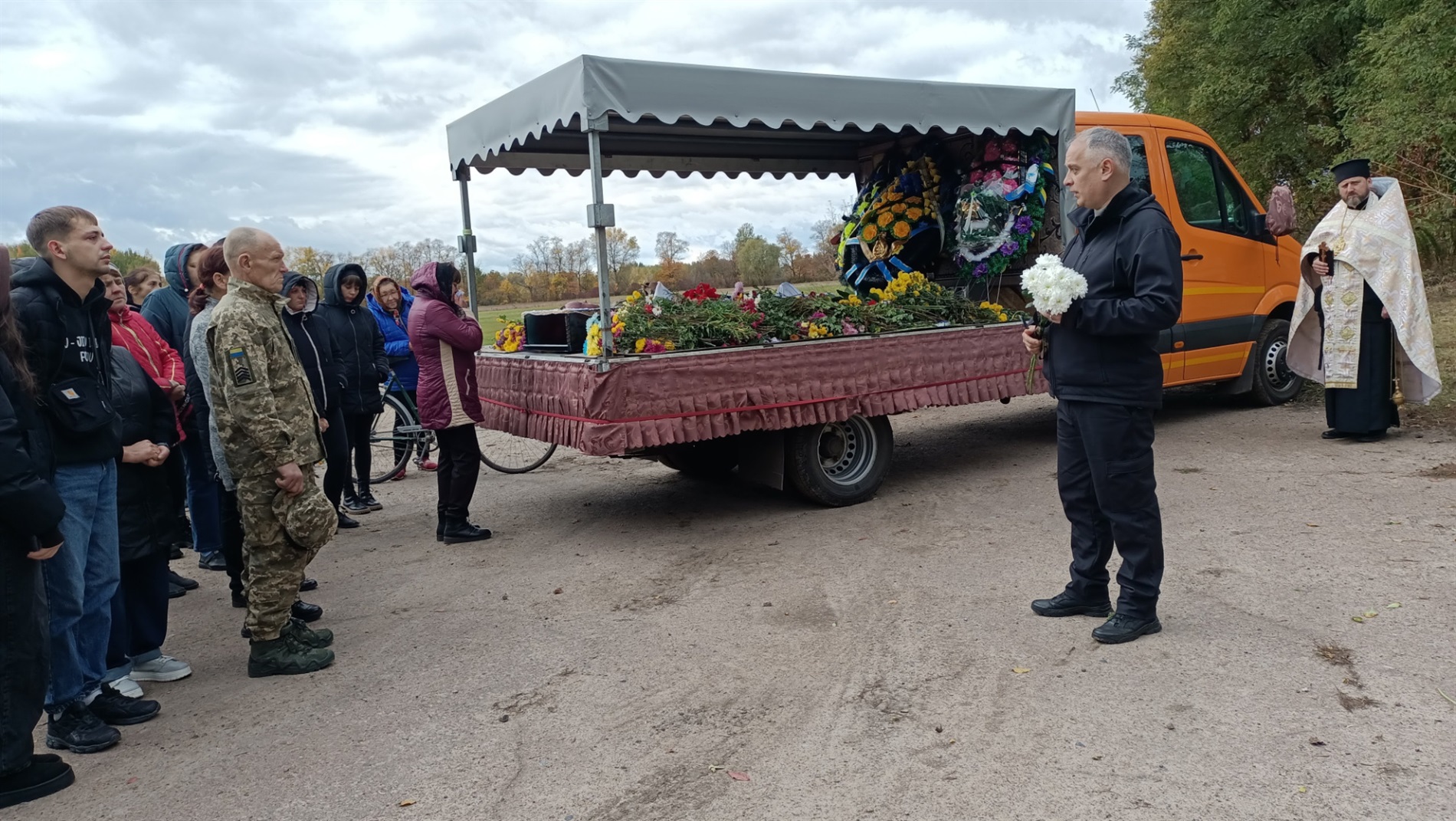 У Киселівці попрощалися з Воїном Олександром Ярошенком