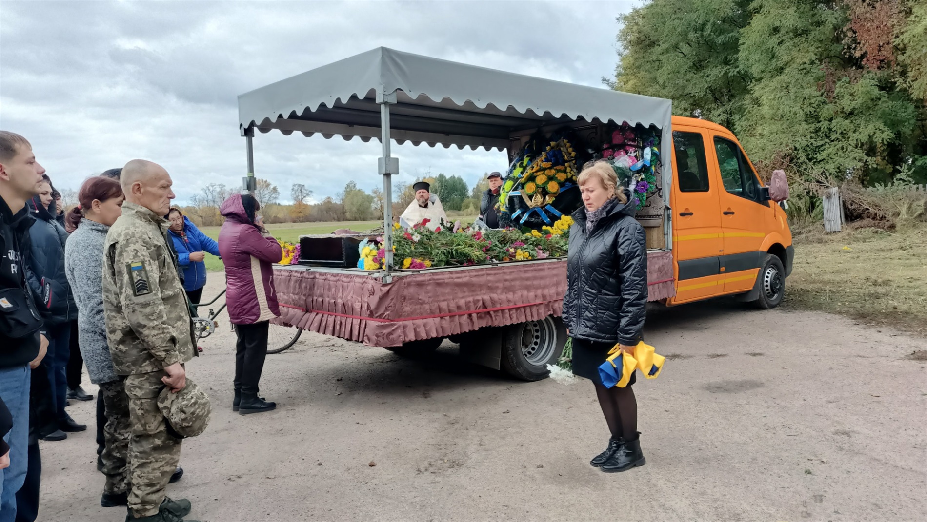 У Киселівці попрощалися з Воїном Олександром Ярошенком