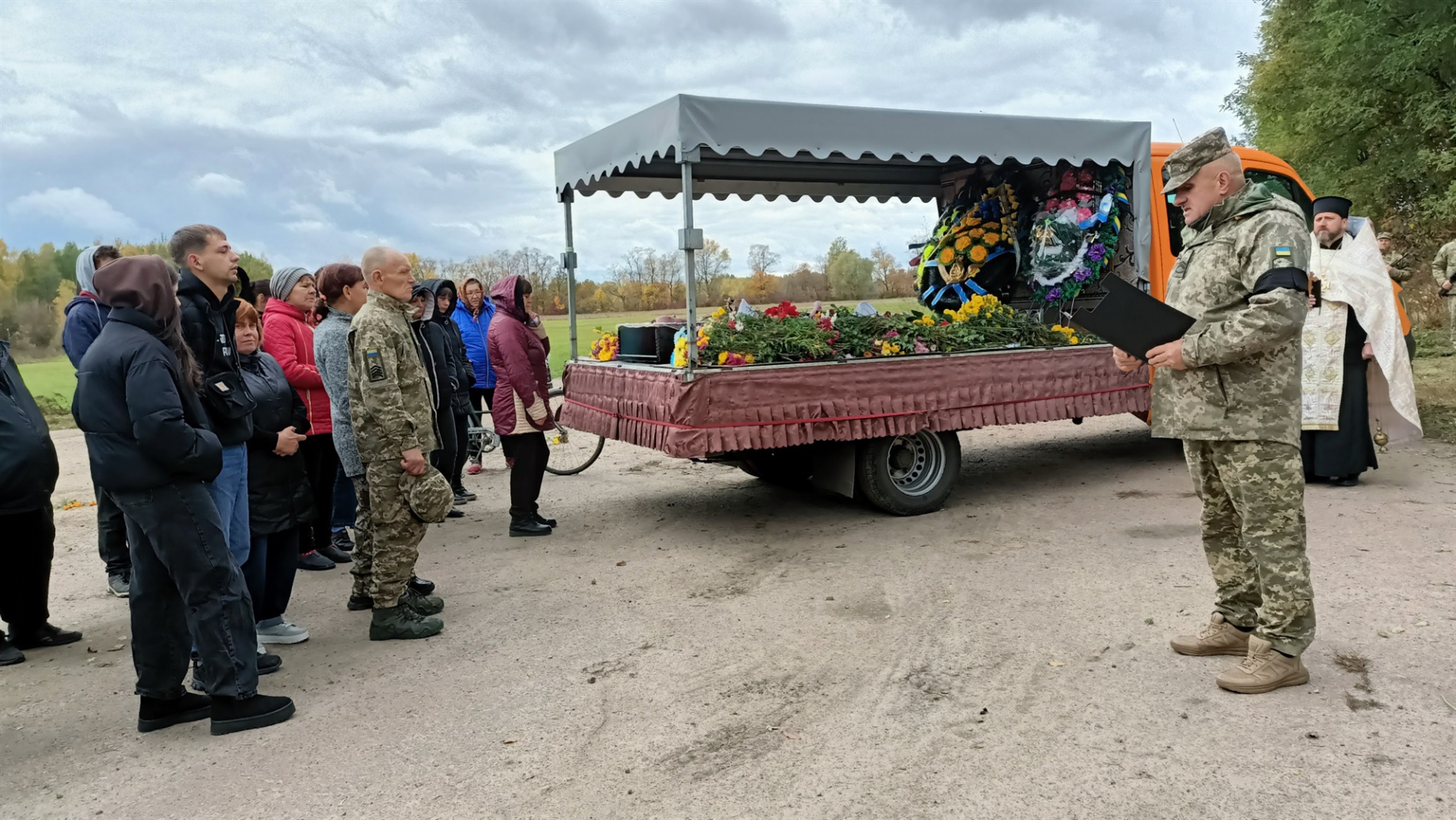 У Киселівці попрощалися з Воїном Олександром Ярошенком