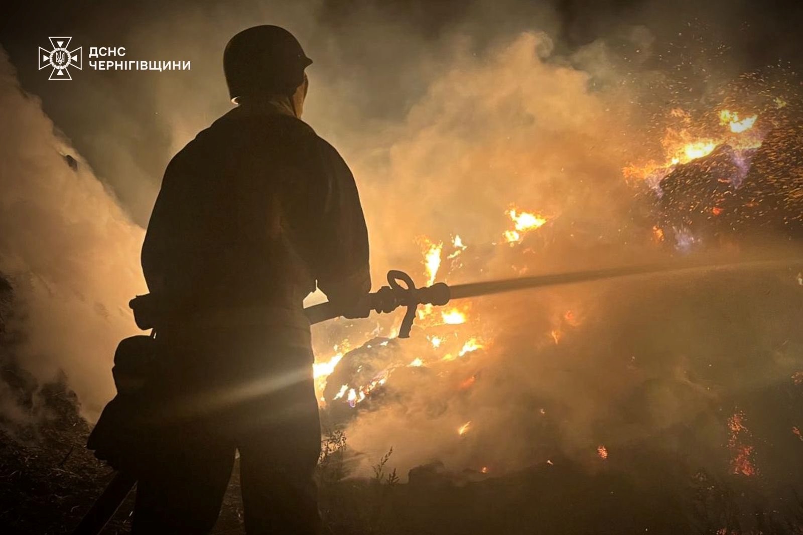 На Чернігівщині нічні атаки БпЛА спричинили пожежі на фермі, промисловому об’єкті та старостаті
