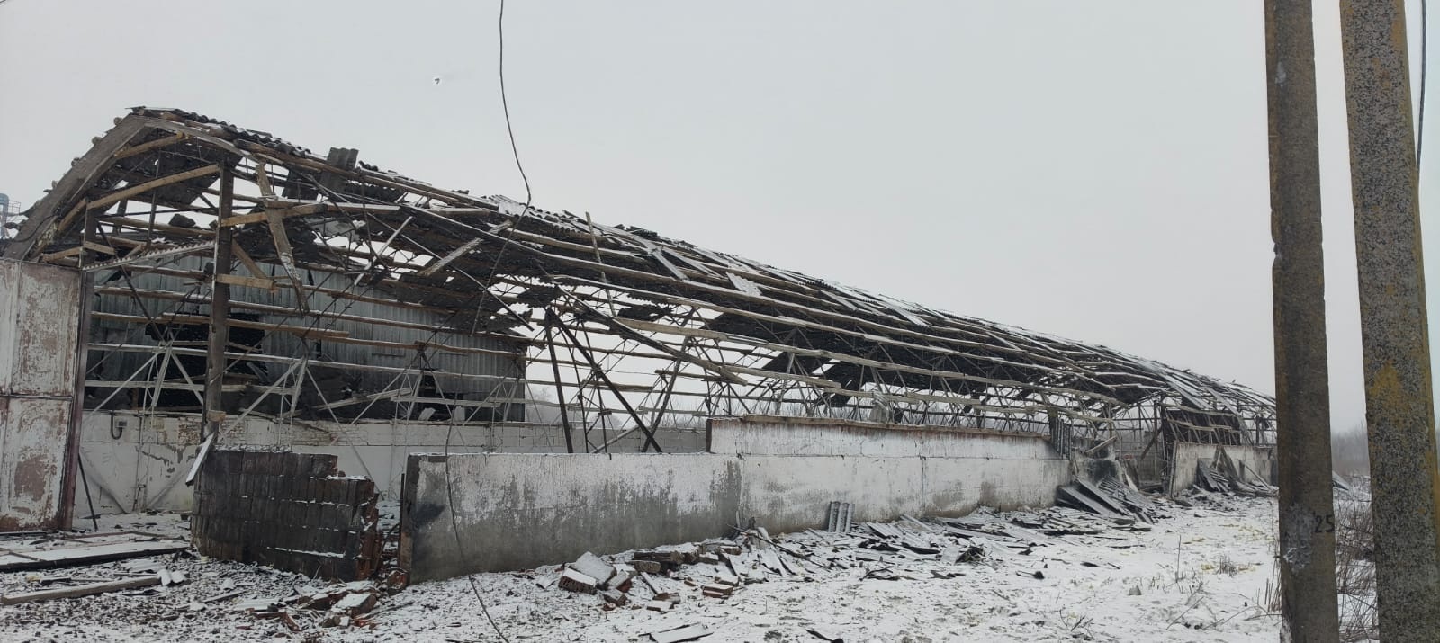 Яу у Мені шість дронів «Герань» атакували підприємство