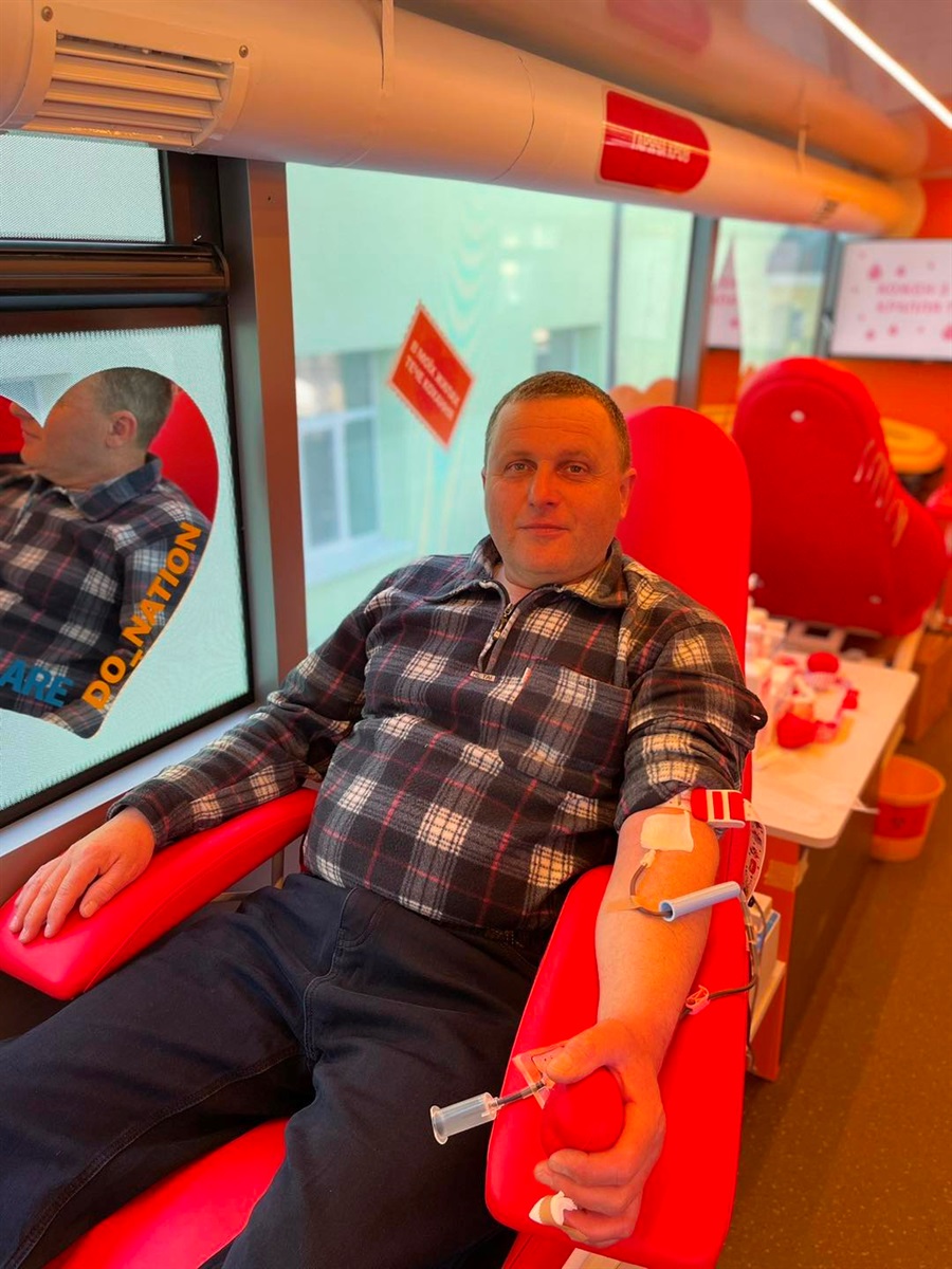 У Менській громаді 57 людей здали кров у мобільному донорському хабі «Теплокровні»
