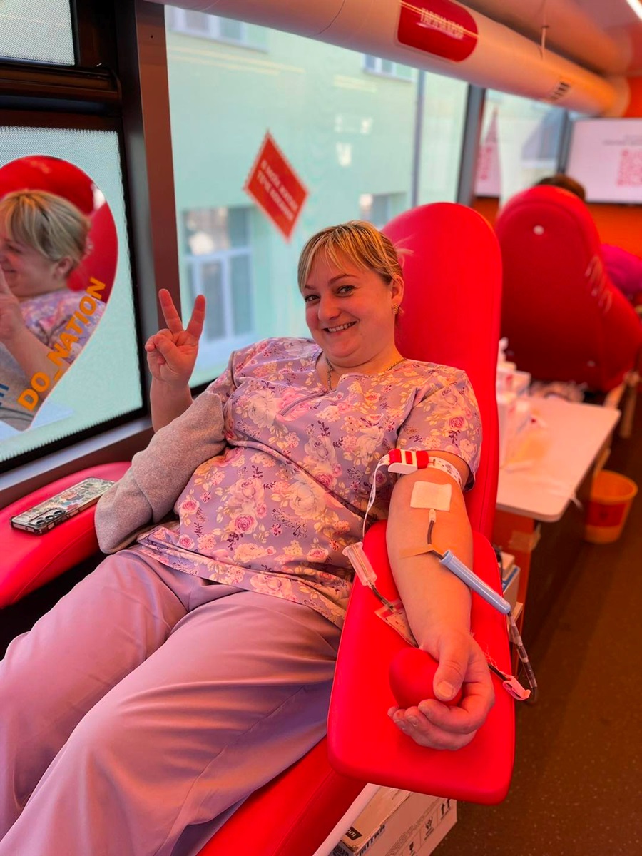 У Менській громаді 57 людей здали кров у мобільному донорському хабі «Теплокровні»