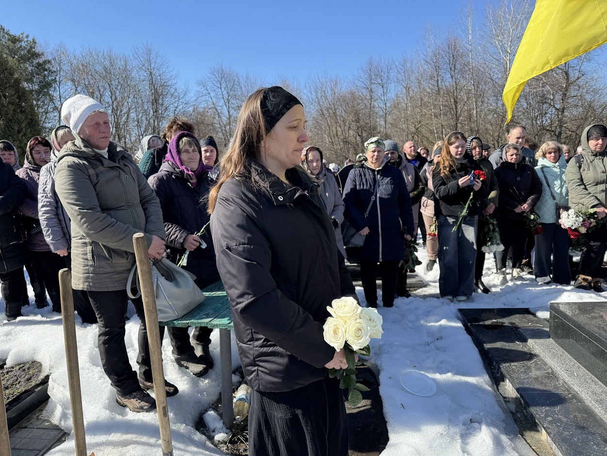 У Синявці попрощалися з Марією Наливайко, яка загинула через удар російського дрона