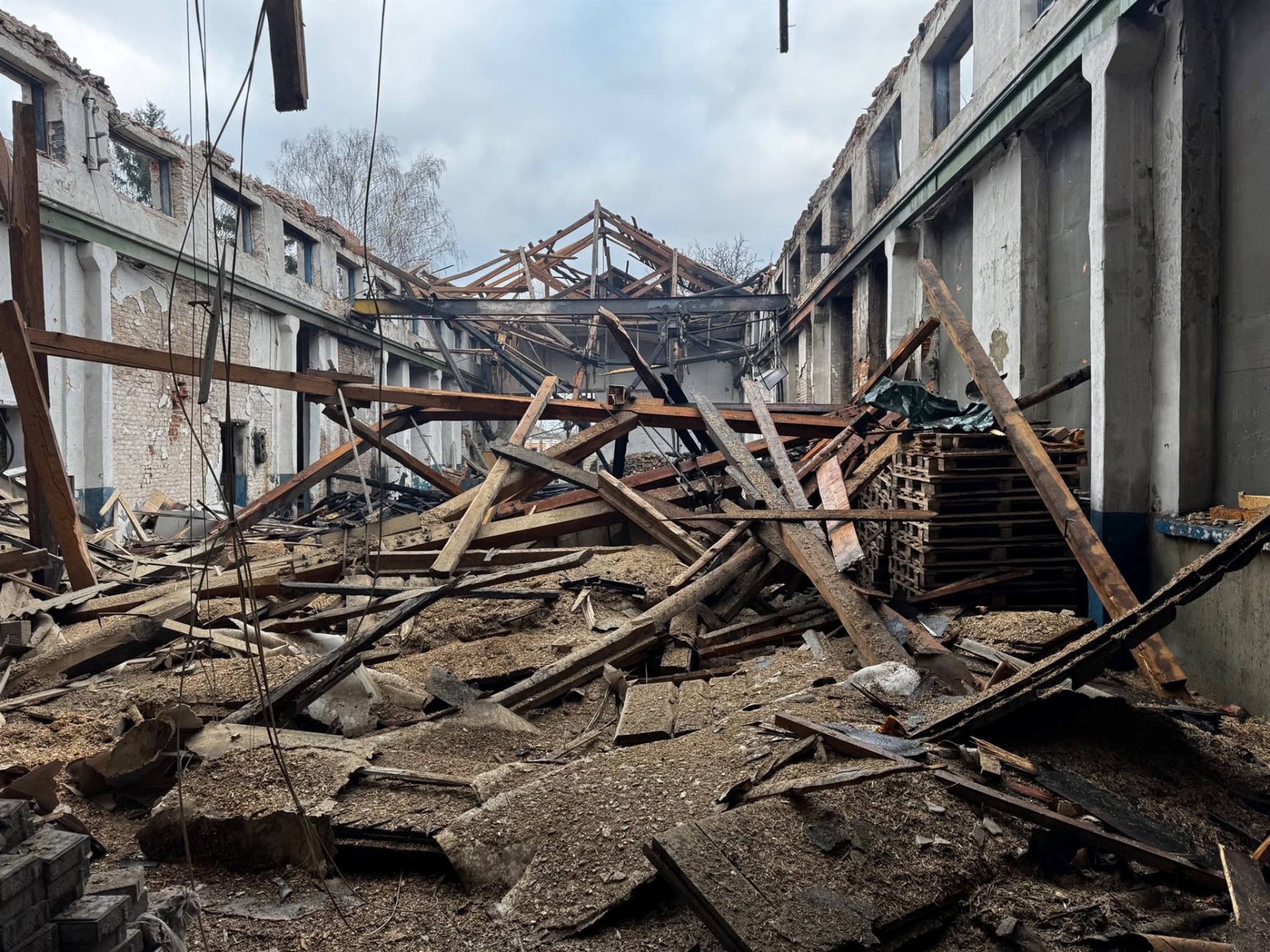 Чернігівщину знову атакували дрони: пожежа на підприємстві та десятки обстрілів