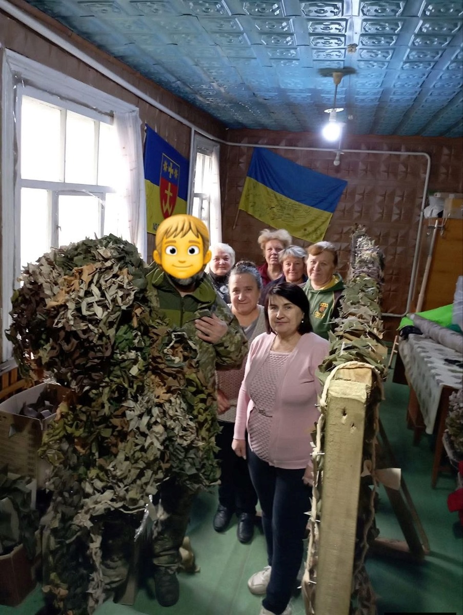 Ця сітка поїхала на фронт одразу з цеху