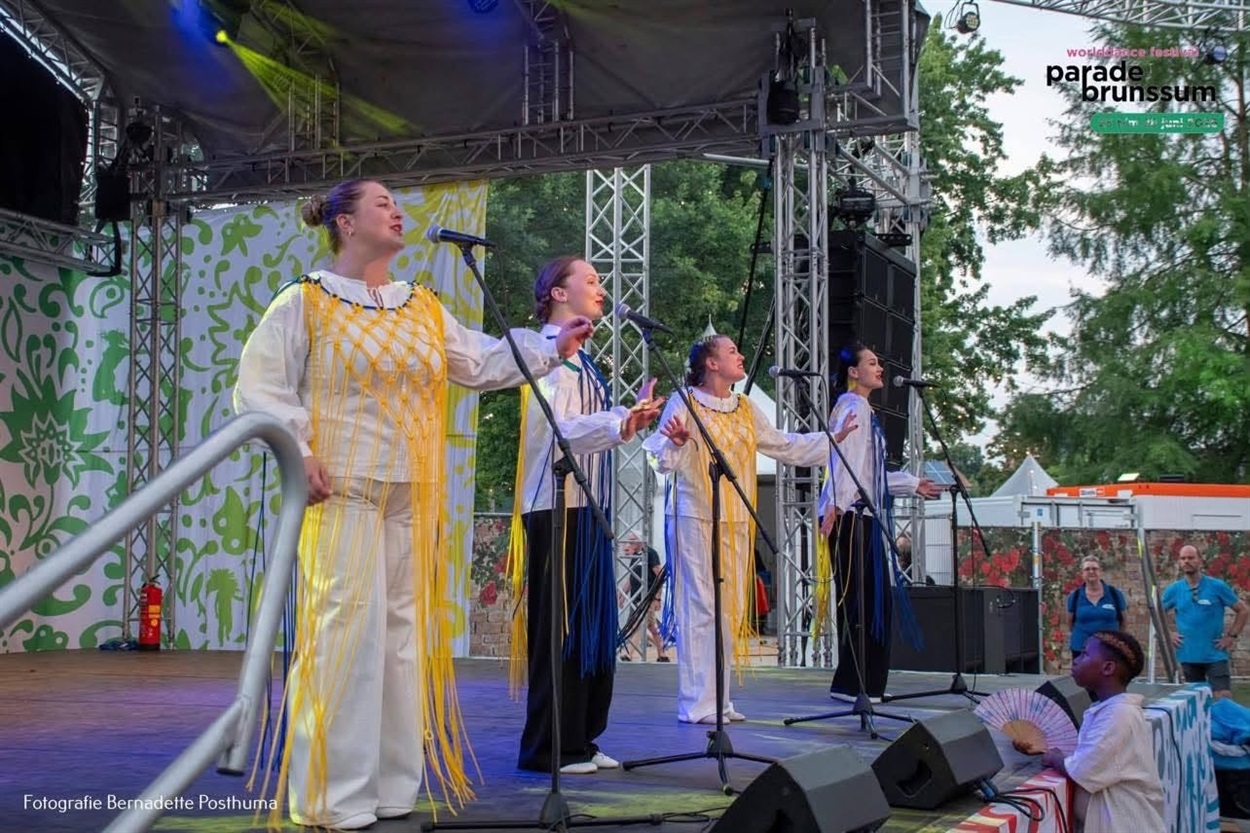 Під час одного з виступів корюківських вокалісток 