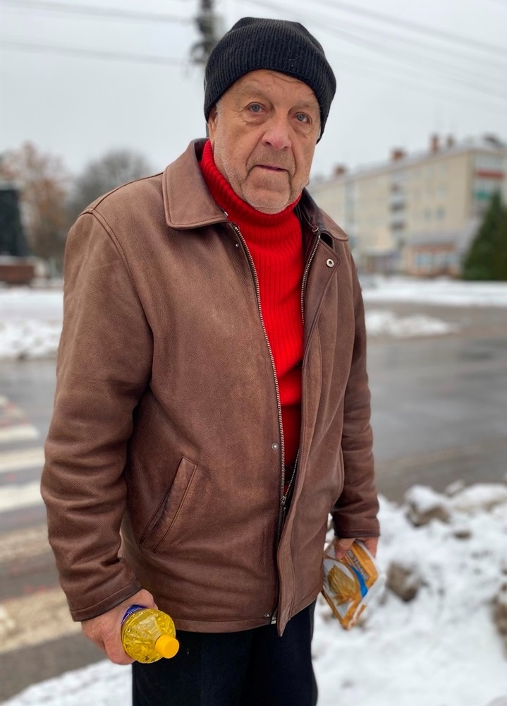 Євгеній дуже задоволений гуманітарною допомогою